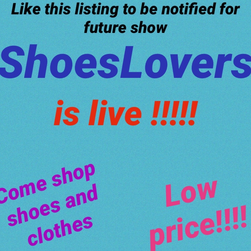 LIVE SHOW NOTIFICATION. Please like and share this listing to be notified.